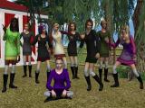 Leefish Gift: Fishy dresses with rainy boots 