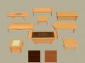 More Base Game Coffee Table Recolours - Updated