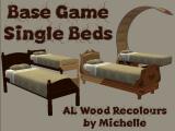 Base Game Single Bed in AL Wood Colours Screenshot