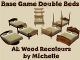 Base Game Double Beds in AL Wood Colours Screenshot