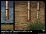 Weathered Wood Siding Pattern Screenshot