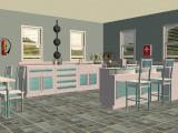 Chiclettina Fjord Kitchen Counter in AL Wood Colours Screenshot