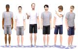 Gym Shorts and Tees - 18 Colour Combos Screenshot