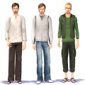 3 Casual Outfits for Men (1 Colour Each) Screenshot