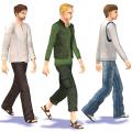 3 Casual Outfits for Men (1 Colour Each) Screenshot