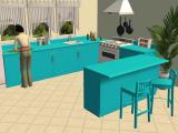 K & B Surfaco Kitchen Counter in Lack Colours Screenshot