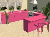 K & B Surfaco Kitchen Counter in Lack Colours Screenshot