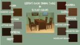Leefish's Basic Dining Table in 12 iCad Colors Screenshot