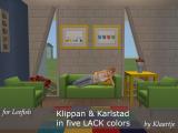 Karlstad & Klippan in five LACK colours Screenshot