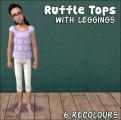 Ruffle tops with leggings Screenshot