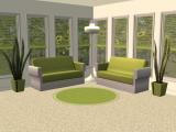 Showtime Aloe Floor Plant for The Sims 2 Recoloured Screenshot