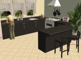 K & B Surfaco Kitchen Counter in Lack Colours Screenshot