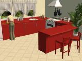 K & B Surfaco Kitchen Counter in Lack Colours Screenshot